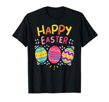 Load image into Gallery viewer, Happy Easter Day T-Shirt Colorful Dye Egg Hunting Cute Shirt