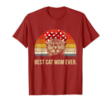 Load image into Gallery viewer, Best Cat Mom Ever T-Shirt Vintage Cat MomyGift