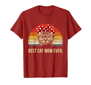 Best Cat Mom Ever T-Shirt Vintage Cat MomyGift
