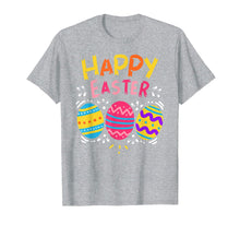 Load image into Gallery viewer, Happy Easter Day T-Shirt Colorful Dye Egg Hunting Cute Shirt