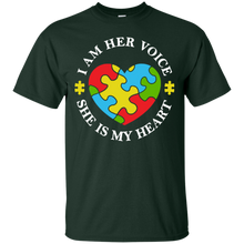 Load image into Gallery viewer, I Am Her Voice She Is My Heart Shirt