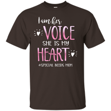 Load image into Gallery viewer, I Am Her Voice She Is My Heart Shirt