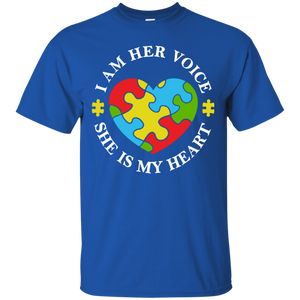I Am Her Voice She Is My Heart Shirt