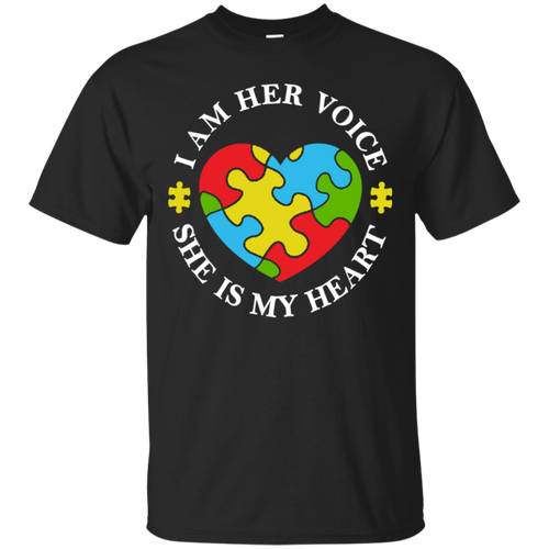 I Am Her Voice She Is My Heart Shirt