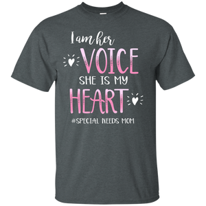 I Am Her Voice She Is My Heart Shirt