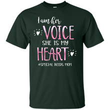 Load image into Gallery viewer, I Am Her Voice She Is My Heart Shirt