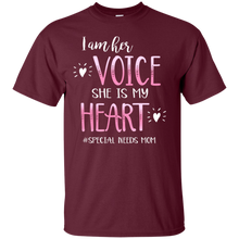 Load image into Gallery viewer, I Am Her Voice She Is My Heart Shirt