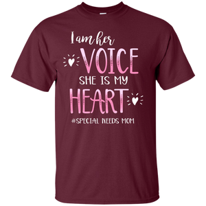 I Am Her Voice She Is My Heart Shirt