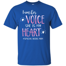 Load image into Gallery viewer, I Am Her Voice She Is My Heart Shirt