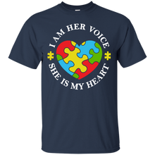 Load image into Gallery viewer, I Am Her Voice She Is My Heart Shirt