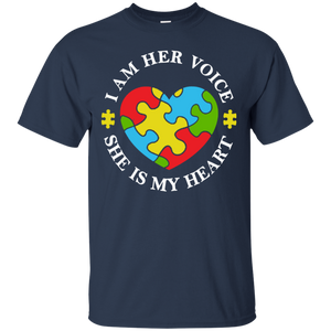 I Am Her Voice She Is My Heart Shirt