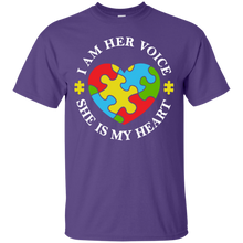 Load image into Gallery viewer, I Am Her Voice She Is My Heart Shirt