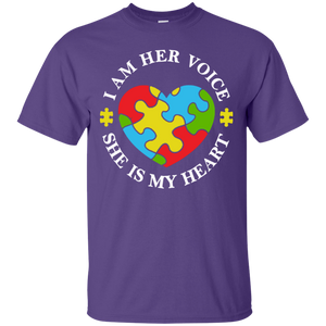 I Am Her Voice She Is My Heart Shirt