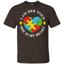 Load image into Gallery viewer, I Am Her Voice She Is My Heart Shirt
