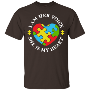 I Am Her Voice She Is My Heart Shirt